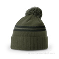 100% acryl klassieke gestreepte beanie